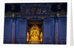 Buddha statue in temple by Anonymous