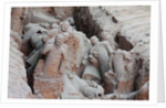Broken terracotta soldiers at Qin Shi Huangdi Tomb by Anonymous