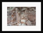 Broken terracotta soldiers at Qin Shi Huangdi Tomb by Anonymous