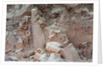 Broken terracotta soldiers at Qin Shi Huangdi Tomb by Anonymous