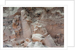 Broken terracotta soldiers at Qin Shi Huangdi Tomb by Anonymous