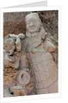 Broken terracotta soldier at Qin Shi Huangdi Tomb by Anonymous
