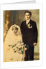 Husband and wife in a wedding portait, ca. 1916 by Anonymous