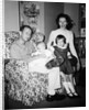 Family group in their living room, ca. 1958 by Anonymous