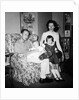 Family group in their living room, ca. 1958 by Anonymous