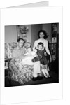 Family group in their living room, ca. 1958 by Anonymous