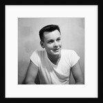 A skinny 21 year old boy in a portrait, ca. 1951 by Anonymous