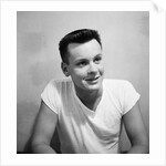 A skinny 21 year old boy in a portrait, ca. 1951 by Anonymous