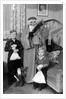 St. Nick visits with two German brothers, ca. 1948 by Anonymous