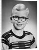 Eight year old school boy portrait, ca. 1954 by Anonymous