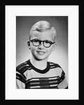 Eight year old school boy portrait, ca. 1954 by Anonymous