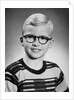 Eight year old school boy portrait, ca. 1954 by Anonymous