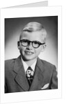 Eight year old school boy portrait, ca. 1954 by Anonymous