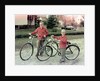Two brothers stand with their new bikes in Wisconsin, ca. 1953 by Anonymous