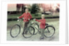 Two brothers stand with their new bikes in Wisconsin, ca. 1953 by Anonymous