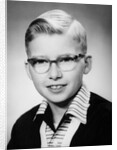 Ten year old boy in a school portrait, ca. 1957 by Anonymous