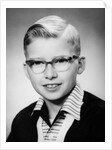 Ten year old boy in a school portrait, ca. 1957 by Anonymous