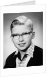 Ten year old boy in a school portrait, ca. 1957 by Anonymous