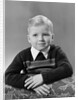 Five year old boy formal portrait, ca. 1951 by Anonymous
