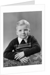 Five year old boy formal portrait, ca. 1951 by Anonymous