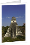 Temple I or Temple of the Giant Jaguar at Tikal by Anonymous
