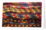 Textiles for sale in market in San Miguel de Allende by Anonymous