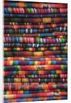 Textiles for sale in market in San Miguel de Allende by Anonymous