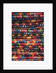 Textiles for sale in market in San Miguel de Allende by Anonymous