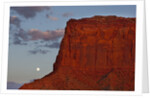 Moonrise in Monument Valley by Anonymous