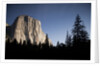 Night View of El Capitan, illuminated by a full moon by Anonymous