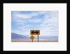 Road warning sign in Death Valley National Park by Anonymous