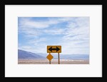 Road warning sign in Death Valley National Park by Anonymous
