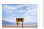 Road warning sign in Death Valley National Park by Anonymous