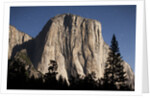 Night View of El Capitan, illuminated by a full moon by Anonymous