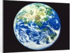 The earth, computer graphic, black background by Anonymous
