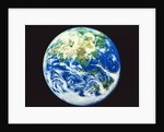 The earth, computer graphic, black background by Anonymous