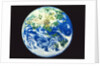 The earth, computer graphic, black background by Anonymous