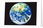 The earth, computer graphic, black background by Anonymous