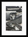 Tiled roof in Xidi, China by Anonymous
