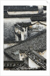 Tiled roof in Xidi, China by Anonymous