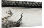 Birds on tiled roof in Xidi, China by Anonymous