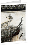 Tiled roof in Xidi, China by Anonymous