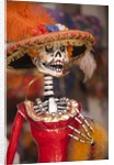 Elegant Day of the Dead skeleton, Oaxaca, Mexico by Anonymous