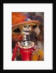 Elegant Day of the Dead skeleton, Oaxaca, Mexico by Anonymous