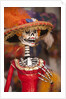 Elegant Day of the Dead skeleton, Oaxaca, Mexico by Anonymous