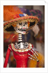 Elegant Day of the Dead skeleton, Oaxaca, Mexico by Anonymous
