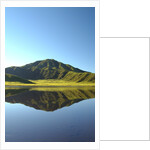 Mt. Aso reflected in a calm lake, Kumamoto Prefecture, Japan by Anonymous