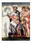 The Madonna and Child with Saint John and Angels by Michelangelo