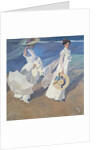 Seaside Stroll by Joaquin Sorolla y Bastida