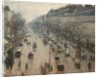 The Boulevard Montmartre on a Winter Morning by Camille Pissarro
